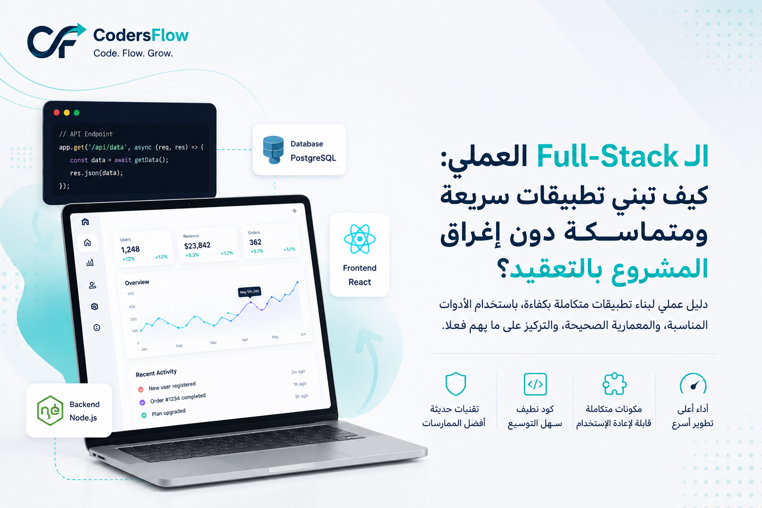 الـ Full-Stack العملي: كيف تبني تطبيقات سريعة ومتماسكة دون إغراق المشروع بالتعقيد؟